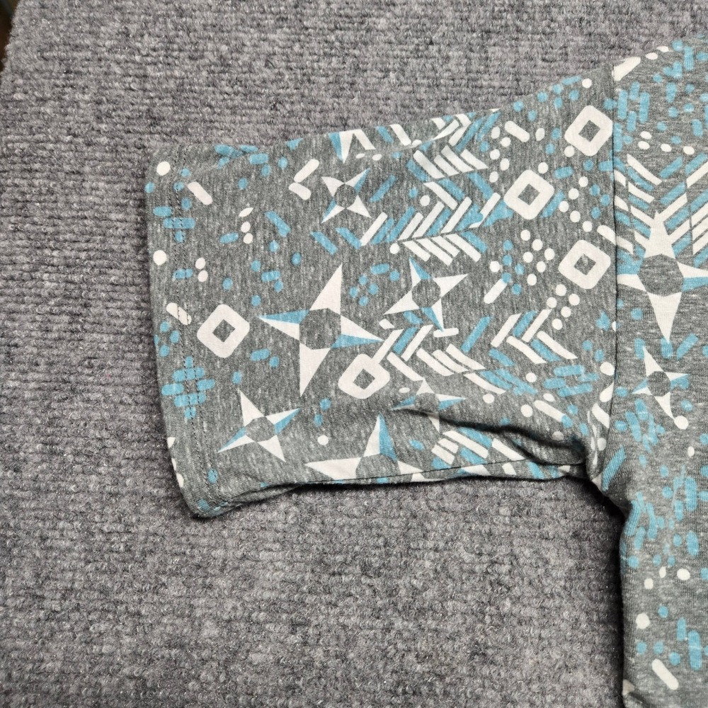 LulaRoe Irma Top Tunic Womens XL Geometric Print Round Neck Short Sleeve New - Picture 3 of 9